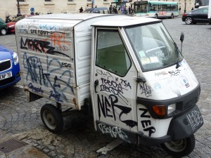 Tricycle Car Graffiti